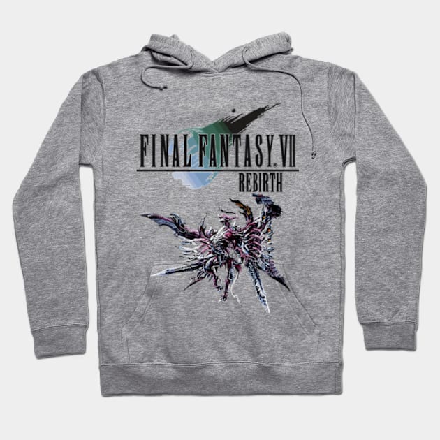 Final Fantasy VII Rebirth Bahamut Hoodie by peculiarbutcute